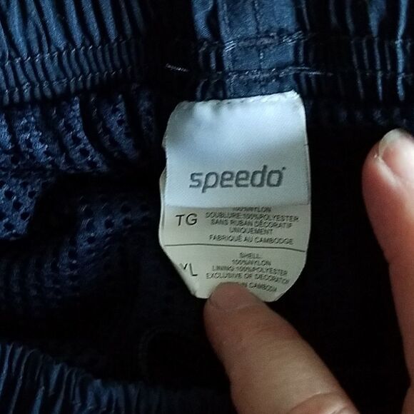 Speedo Men's Swim Trunks Dark Blue Size XL | Quick Dry Swimwear Board Shorts - Picture 3 of 3